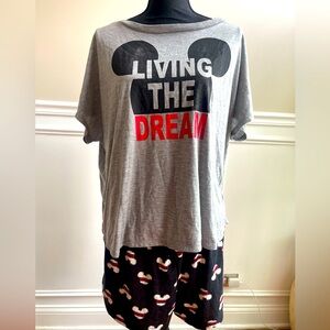 2piece Disney Pajama Set size Lg